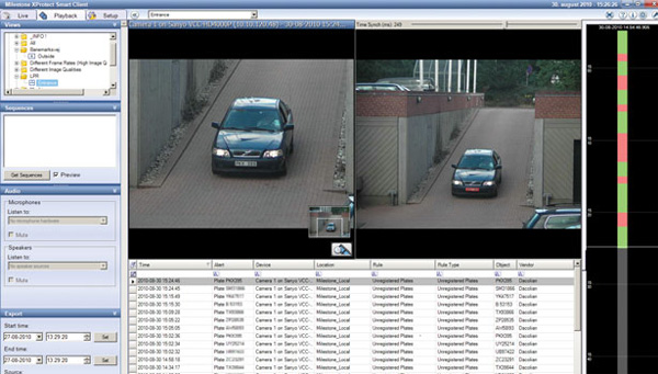 CTS can install a highly integrated commercial security system including LPR (License Plate Recognition) and CMS (Central Monitoring System).